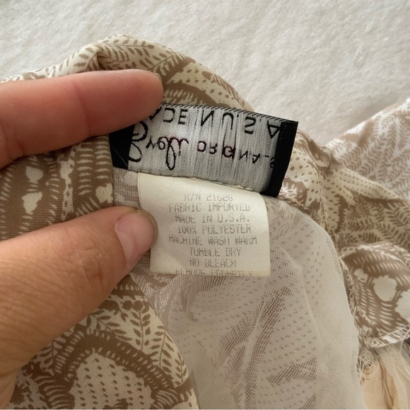 VINTAGE breli originals scarf front grandma dress - Picture 4 of 8